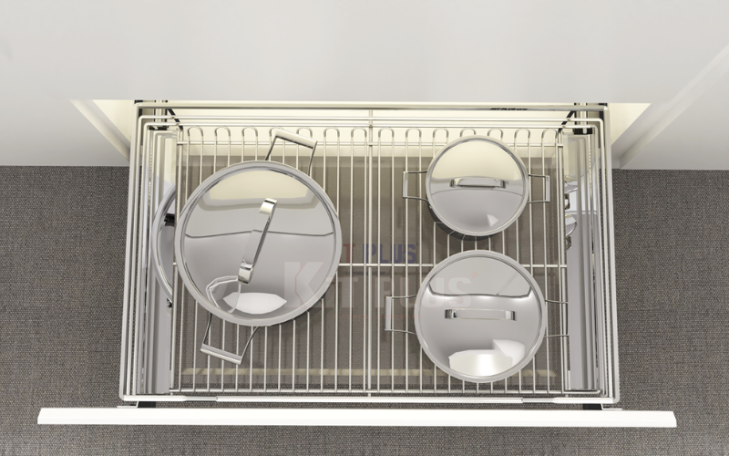 Giá xoong nồi inox nan tròn DG70S