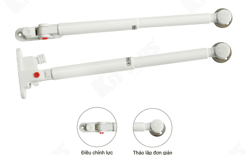 Piston cánh tủ có giảm chấn