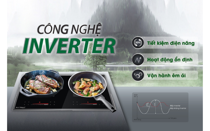 BẾP TỪ ĐÔI EUROSUN EU-T568Max