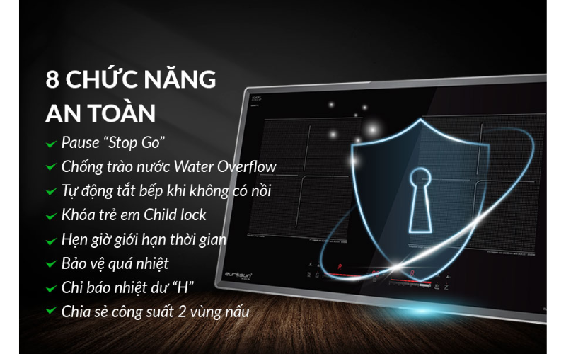 BẾP TỪ ĐÔI EUROSUN EU-T568Max