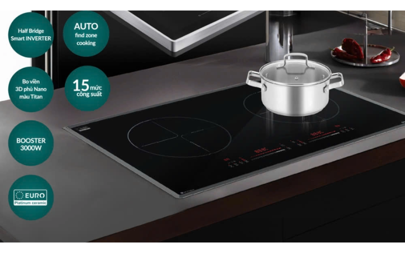 BẾP TỪ ĐÔI GRANDX GX IH788LUX