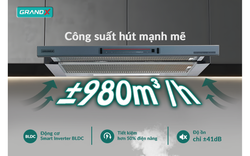 MÁY HÚT MÙI GRANDX GX H70F72G