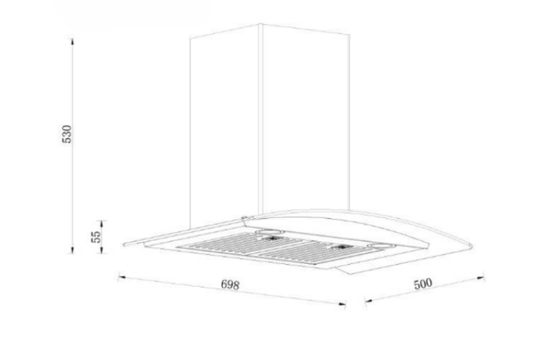 MÁY HÚT MÙI GRANDX GX H70C55B