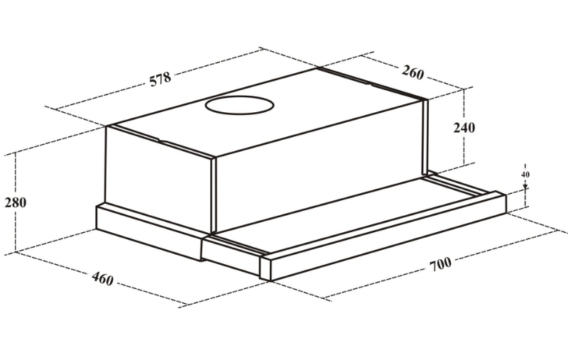 HÚT MÙI EUROSUN EH-70AF86W