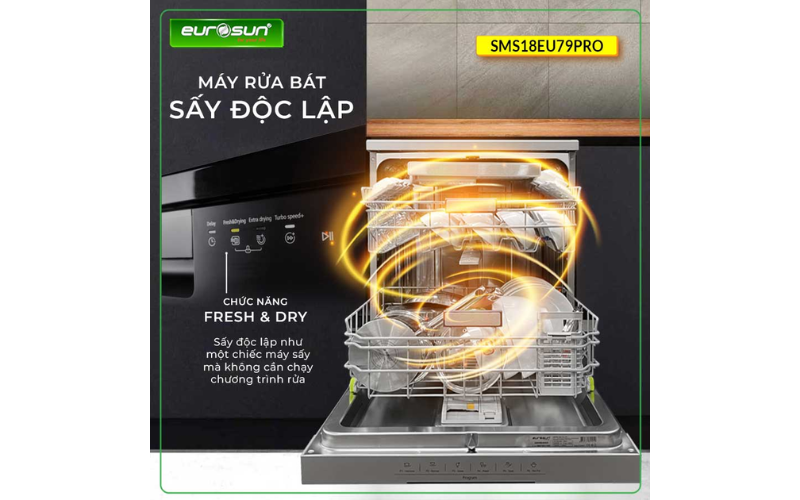 MÁY RỬA BÁT EUROSUN SMS18EU79PRO
